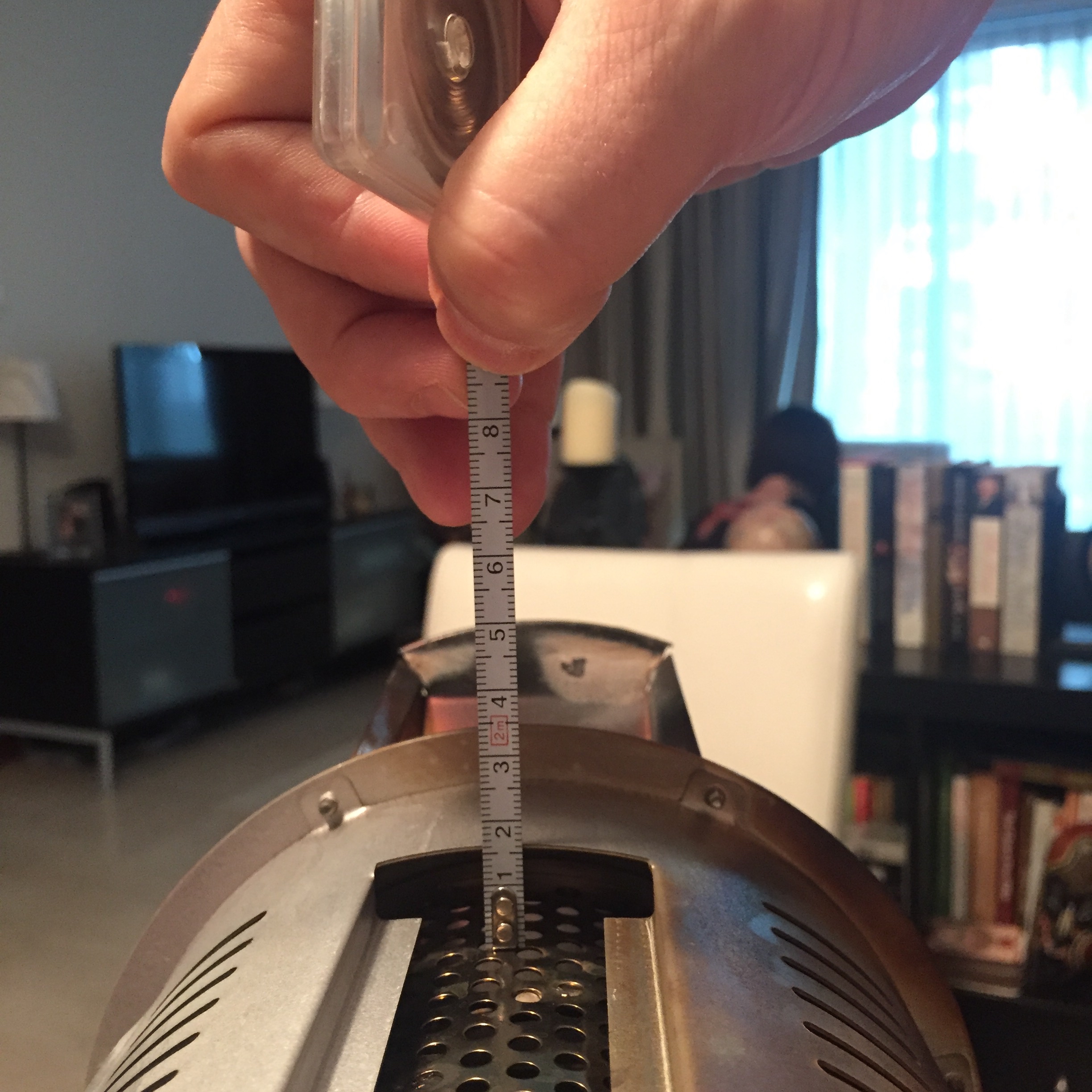 measure drum clearance