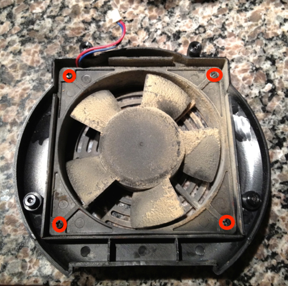 fan screws