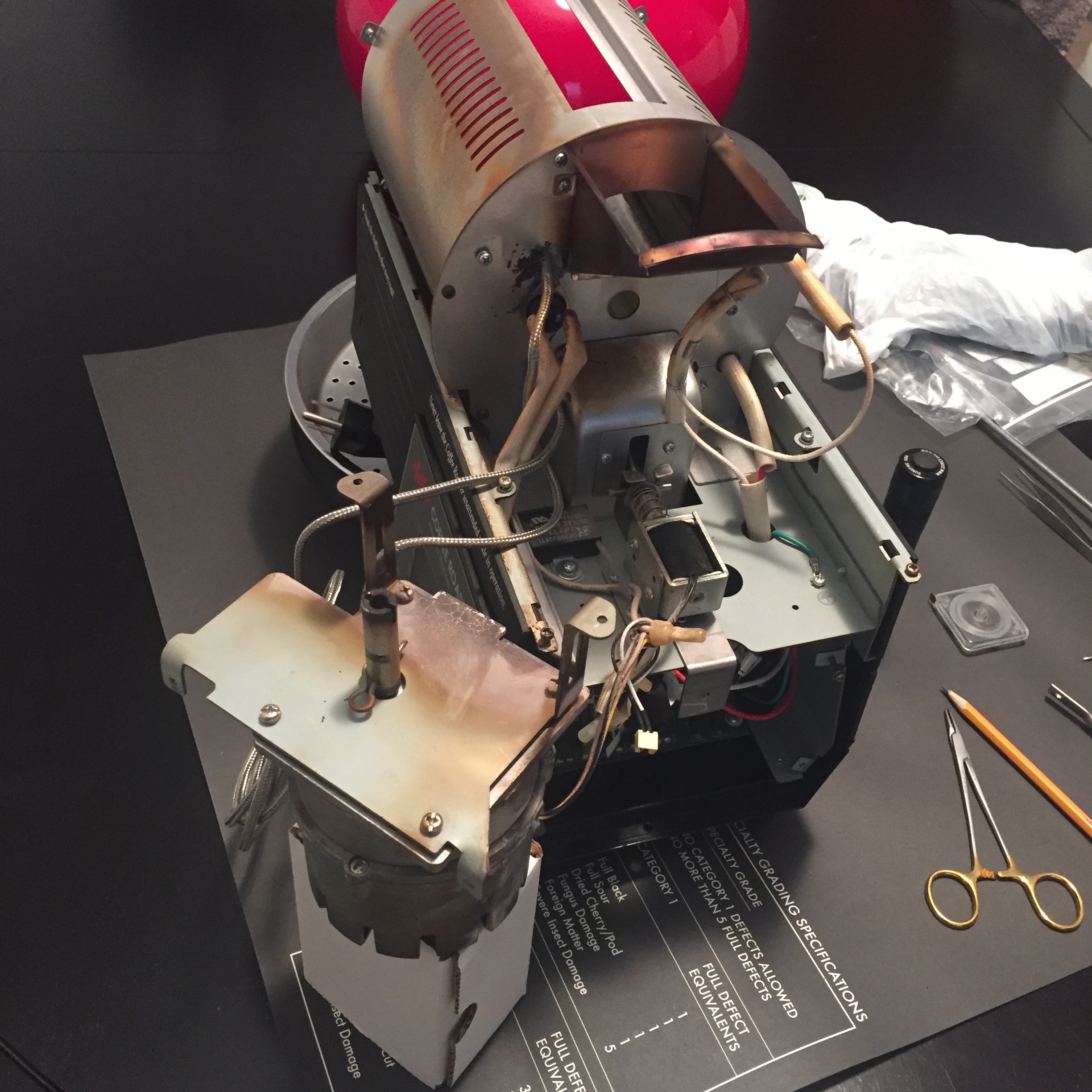 hottop motor removed