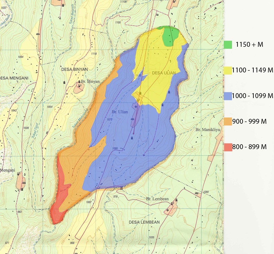 elevation map